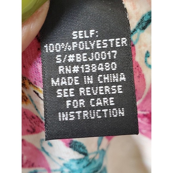 Beautifully Couture Women Floral Polyester Long Sleeve Open Front Kimono Small - Picture 11 of 13